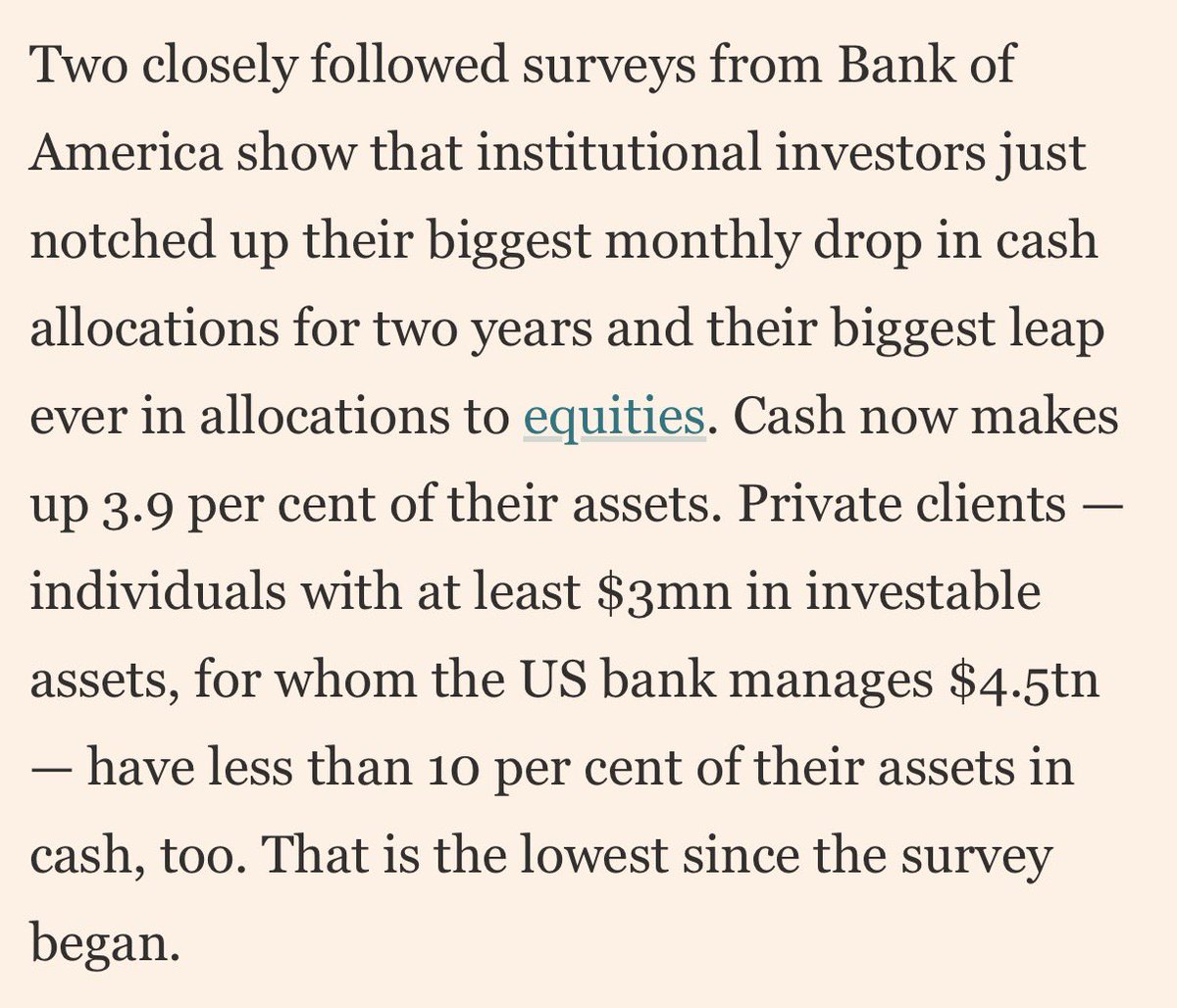 elerianm's tweet photo. With so much paper set to hit the markets over the next few months—across both bonds and equities—it's worth keeping an eye on the potential sources of cash available to absorb this supply. In this context, here is an interesting take from the FT's Lex column.
#economy #markets @ft #bonds #stocks #investing #investors