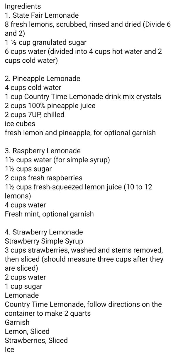 GratefulStella's tweet photo. ๐ฅค๐๐๐ #byob #bringyourownbeverage #lemonade #fresh #juicy #delicious #refreshing #statefairlemonade #pineapplelemonade #raspberrylemonade #strawberrylemonade #partydrinks #poolfun #recipeoftheday ๐ฅค๐๐๐ https://t.co/hWGUDyKlJm