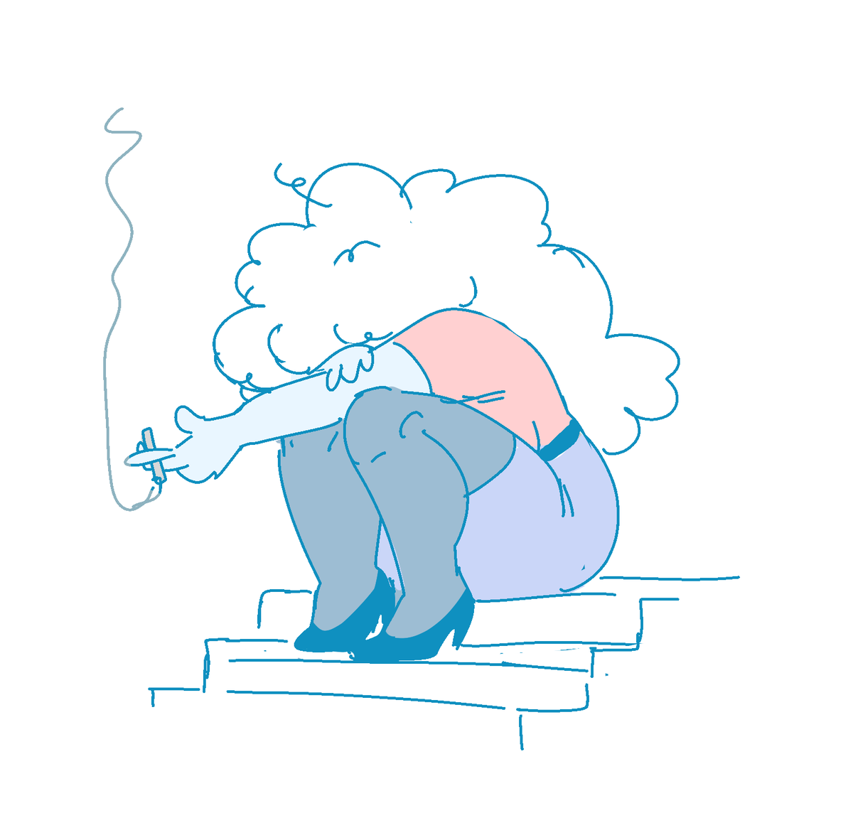 capyguava's tweet photo. the prettiest cloud girl ever https://t.co/mi4U5hkRMd