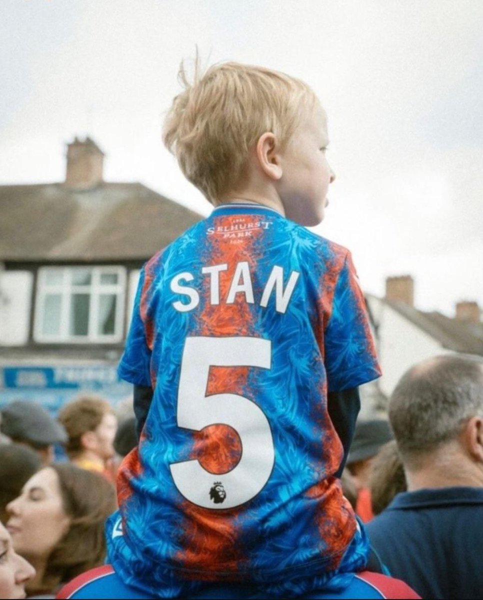 holmesdale_road's tweet photo. Whilst Stan was deemed a bit too young to travel to Leipzig, we think it’s fair to say he can tell the lads in the playground he was there anyway.

No AI, no marketing agencies, no club funding, no printing.

Conceived, created &amp; executed by 100% independant Palace fans. https://t.co/FmZFsbdmYU
