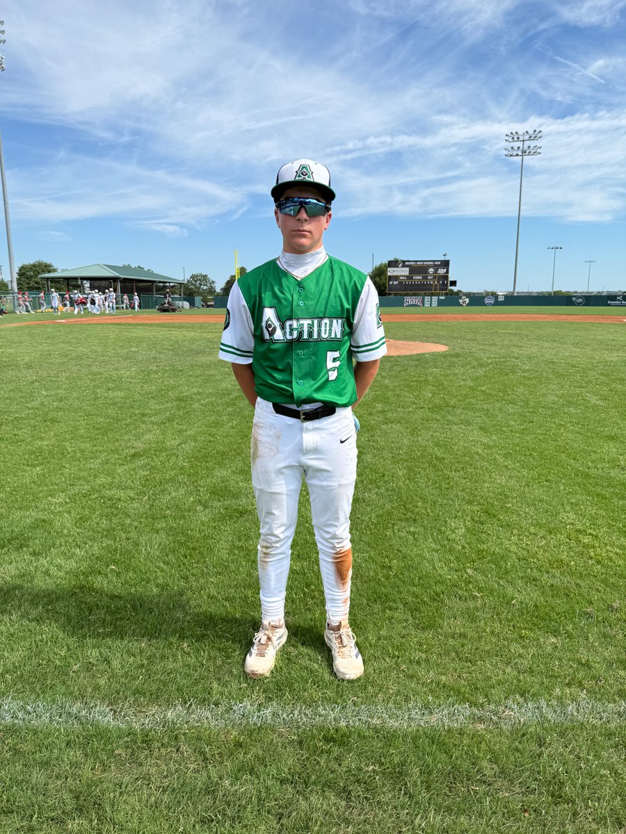 FiveToolSTX's tweet photo. F: @ActionBaseball White 15U 15, Texas Mustangs 15U 6
PoG: Jayden Pichardo 2-2, 2 RBI, 3 R, BB
Hitter: Cade Rempe, 3 RBI, BB https://t.co/6DMNaAxPRS