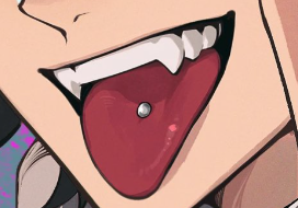 PunkPupVT's tweet photo. Any fang enjoyers out there~? 😏 https://t.co/rkm2QF4u8s