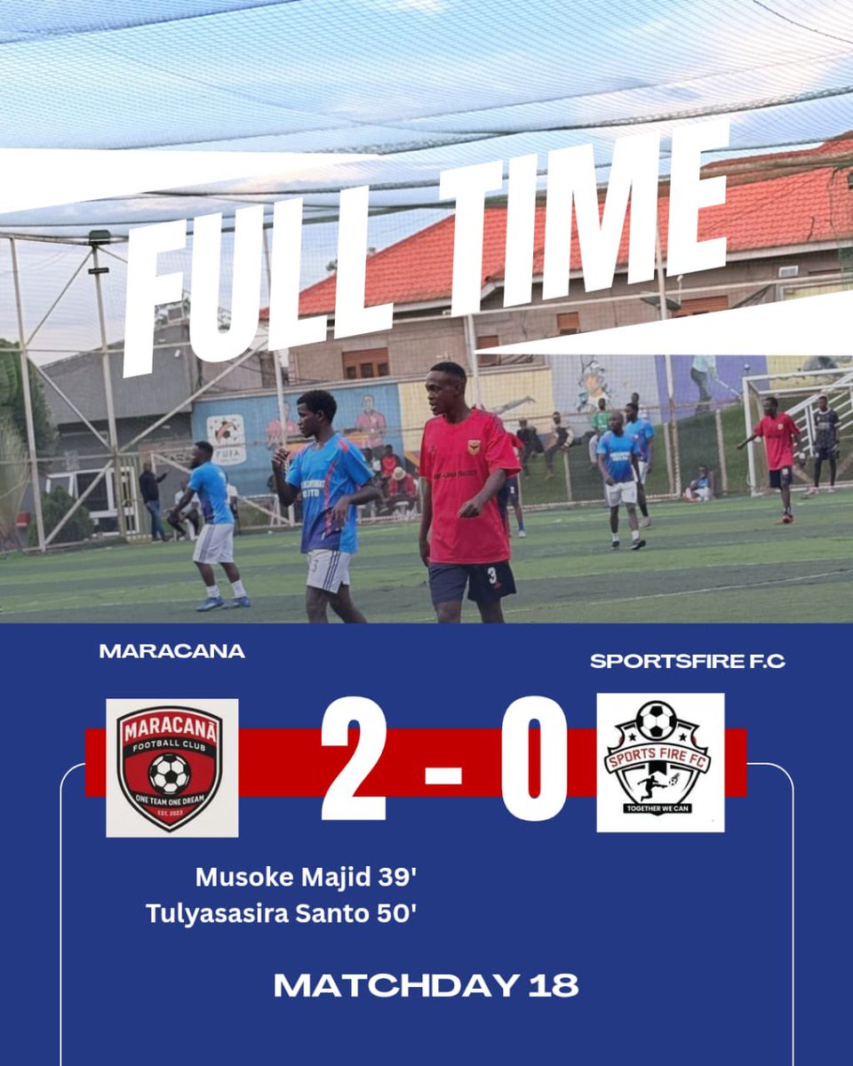 LPTL256's tweet photo. Full time Maracana vs Sportsfire 
MOTM
MUSOKE MAJID (MARACANA FC ) https://t.co/2eI6vuf6oI
