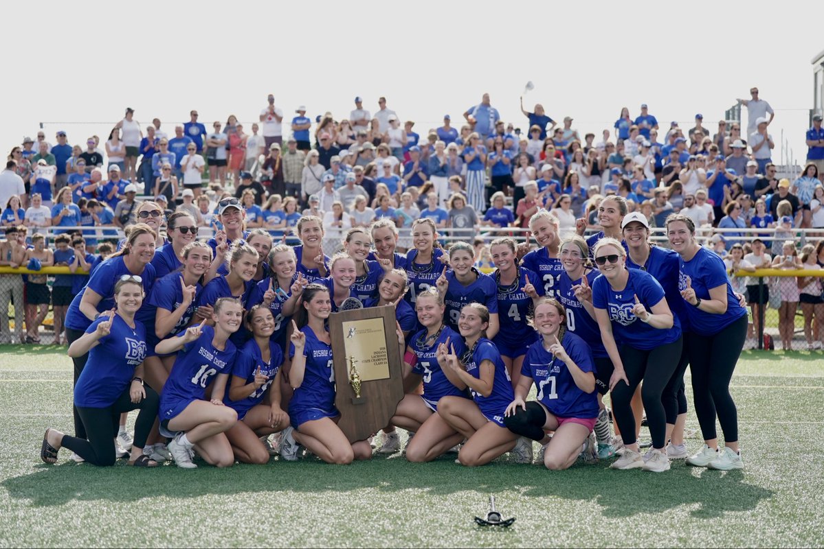 bchsgirlslax's tweet photo. STATE CHAMPIONS  🥍

For the first time in program history, Bishop Chatard Girls Lacrosse are State Champions 🏆 https://t.co/jY7CBlossJ