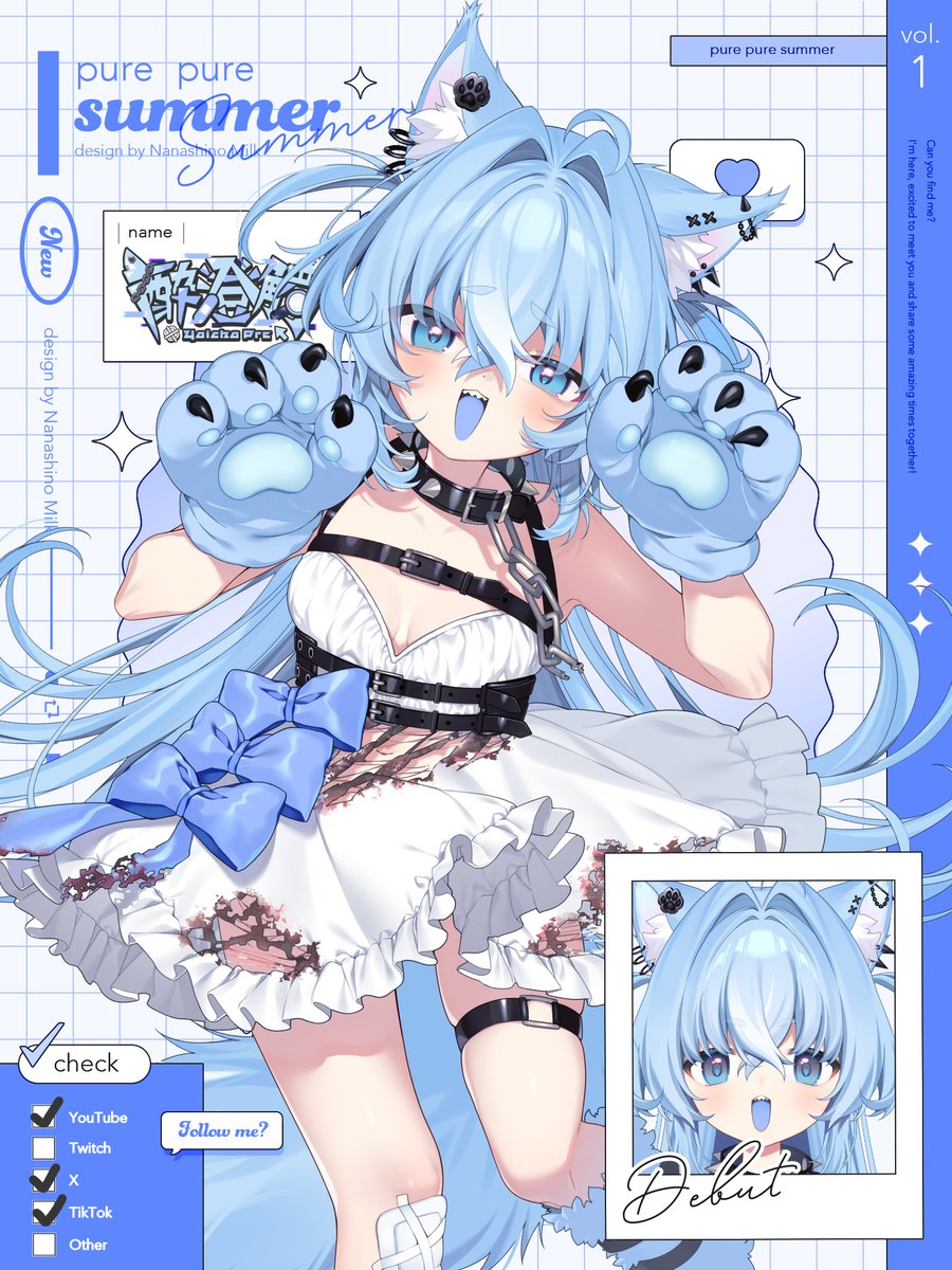 YoichoPre's tweet photo. ✦・━━━━━━━━━━━ ・✦⁡⁡ 
🔍 #6月のVTuberフォロー祭り‍ 
✦・━━━━━━━━━━━ ・✦⁡⁡

青くてこわ~い狼Vtuberの酔澄觸°だぞ^⩌⌯⩌^

Youtube short毎日投稿中.ᐟ.ᐟ
Xでは飲酒絵日記も毎日投稿🍺!?

8月デビュー予定でつ^_ ̫ _^（今なら最古参確定♡）

#Vtuber準備中