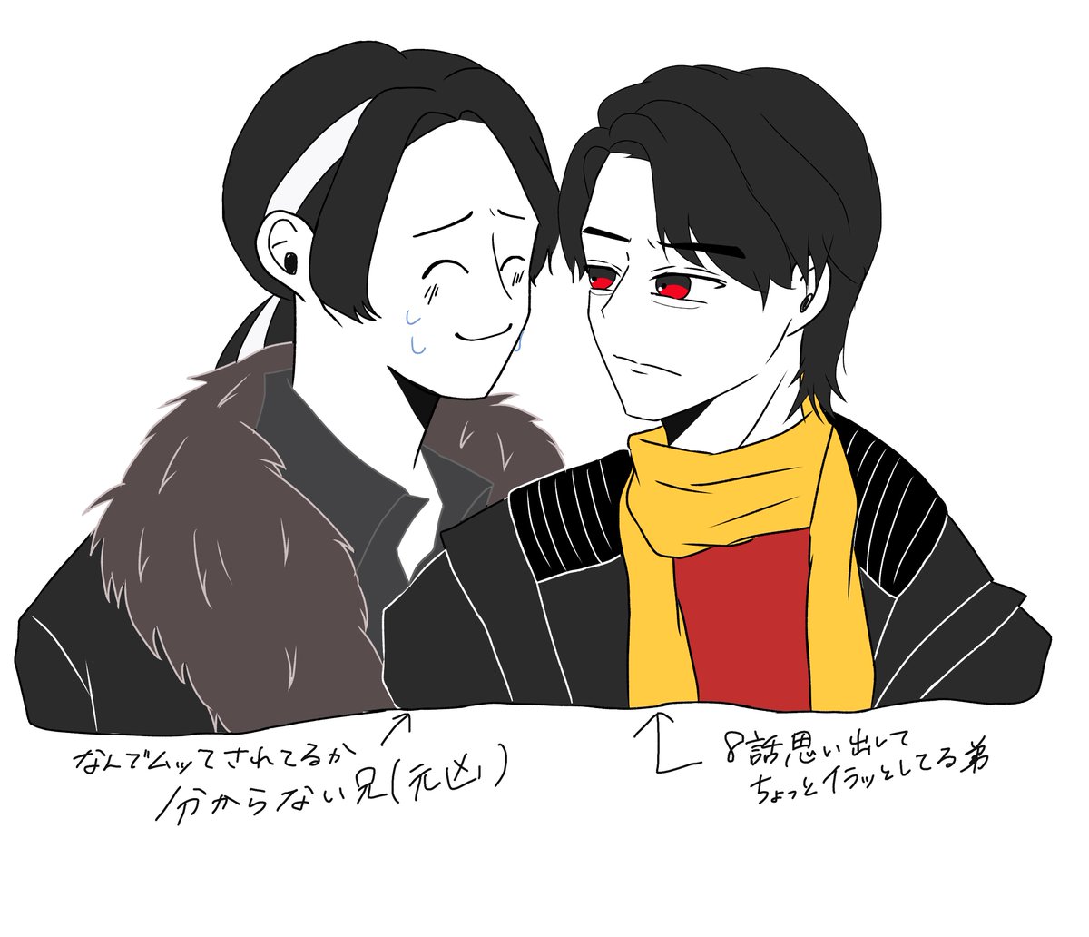 今月描いた絵を晒そう 新潟行く前に叫びながら描いたやつと色々
