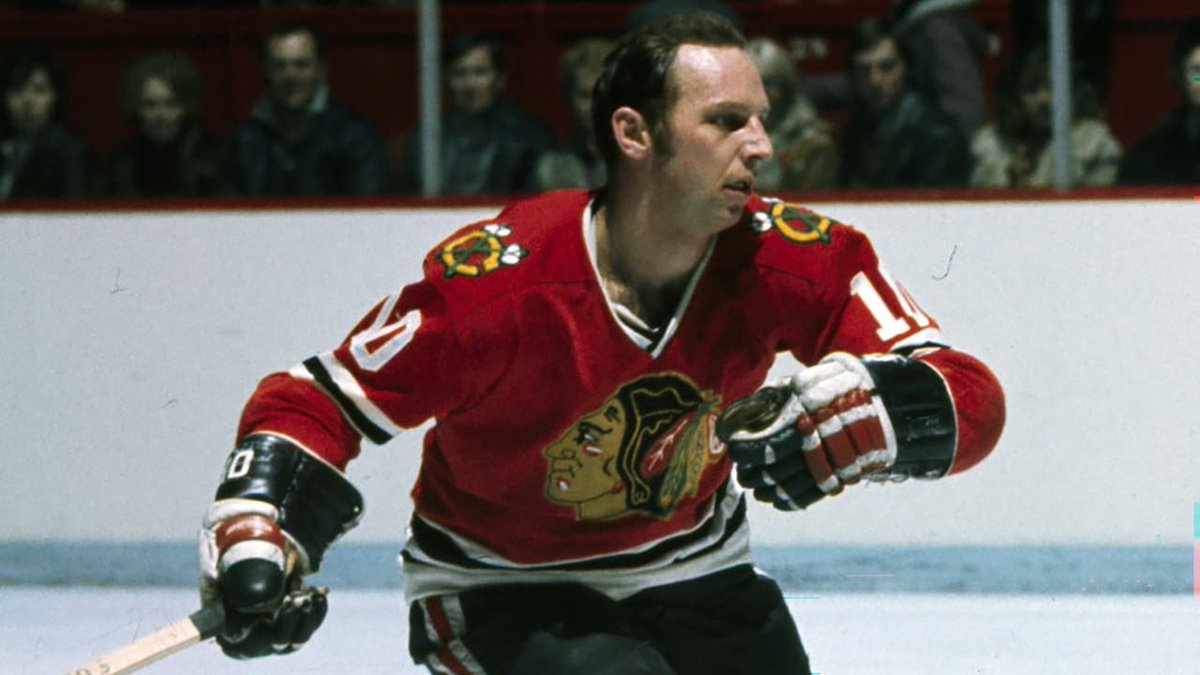 CSHOFChicago's tweet photo. We mourn the passing of Dennis Hull, the "Silver Jet", who passed away yesterday at the age of 81.

Dennis stepped out of his brother Bobby's shadow to become a Chicago hockey great in his own right.

Five-time NHL All-Star. 90 points in his finest season. Three Stanley Cup Finals runs with the @NHLBlackhawks in 1965, 1971, and 1973. A wit that lit up every room.

He was inducted into our hall of fame as part of the class of 1990. We are honored to call him one of our own. Rest in peace, Dennis.