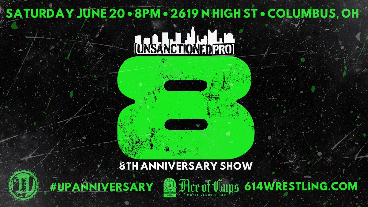UnsanctionedPro's tweet photo. 3 weeks away from #UPAnniversary

We should probably get some match announcements going, huh?

ALREADY CONFIRMED:
• Neil Diamond Cutter
• Rich Swann

🎟️ https://t.co/94m9JbxHi9 https://t.co/gbCJSU4p9X