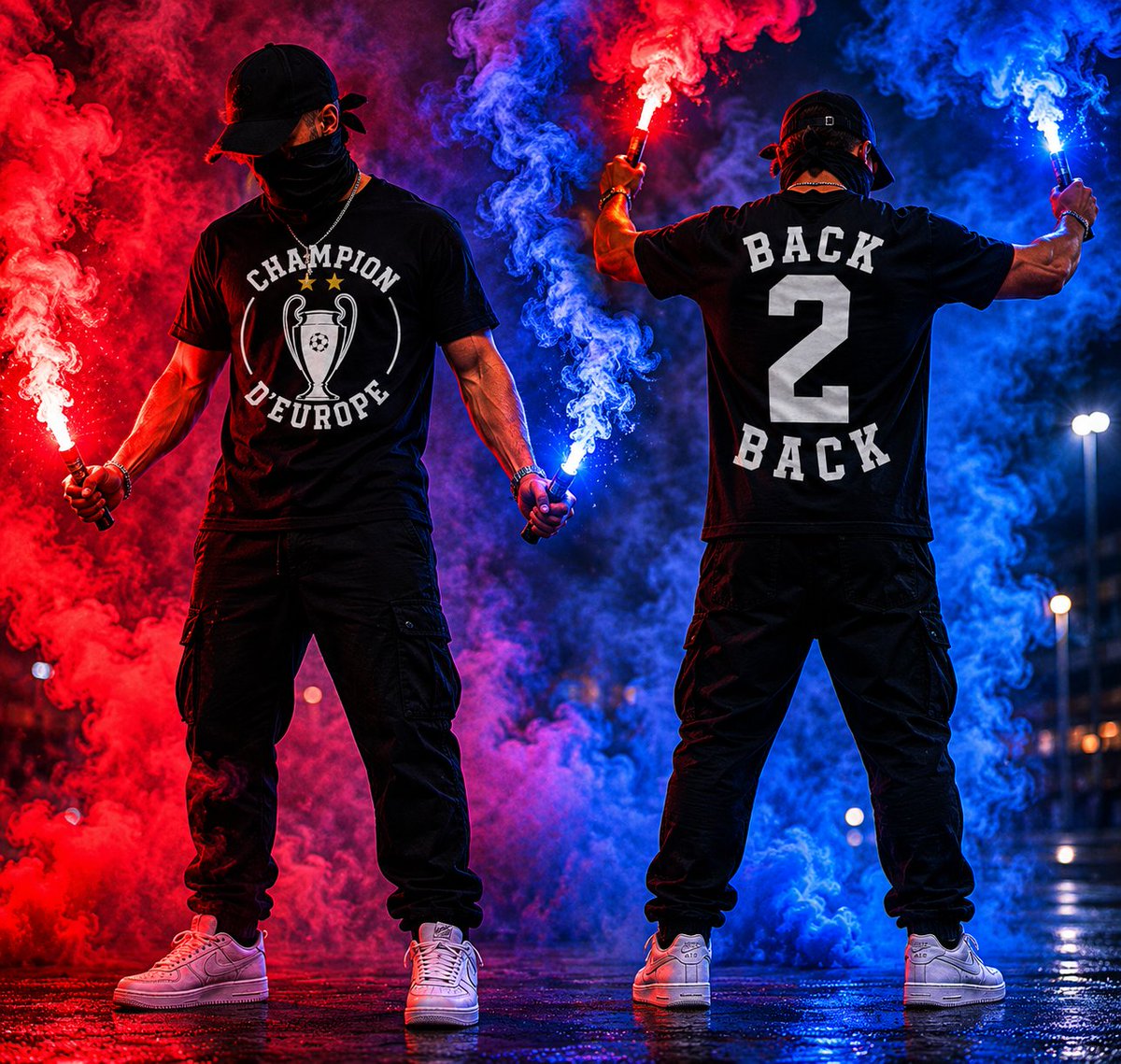 Maayce's tweet photo. T-SHIRT DISPONIBLES SUR https://t.co/7kmfU4Y7de 

#PSG #BACK2BACK #PARIS #LDC https://t.co/YY601SFVin