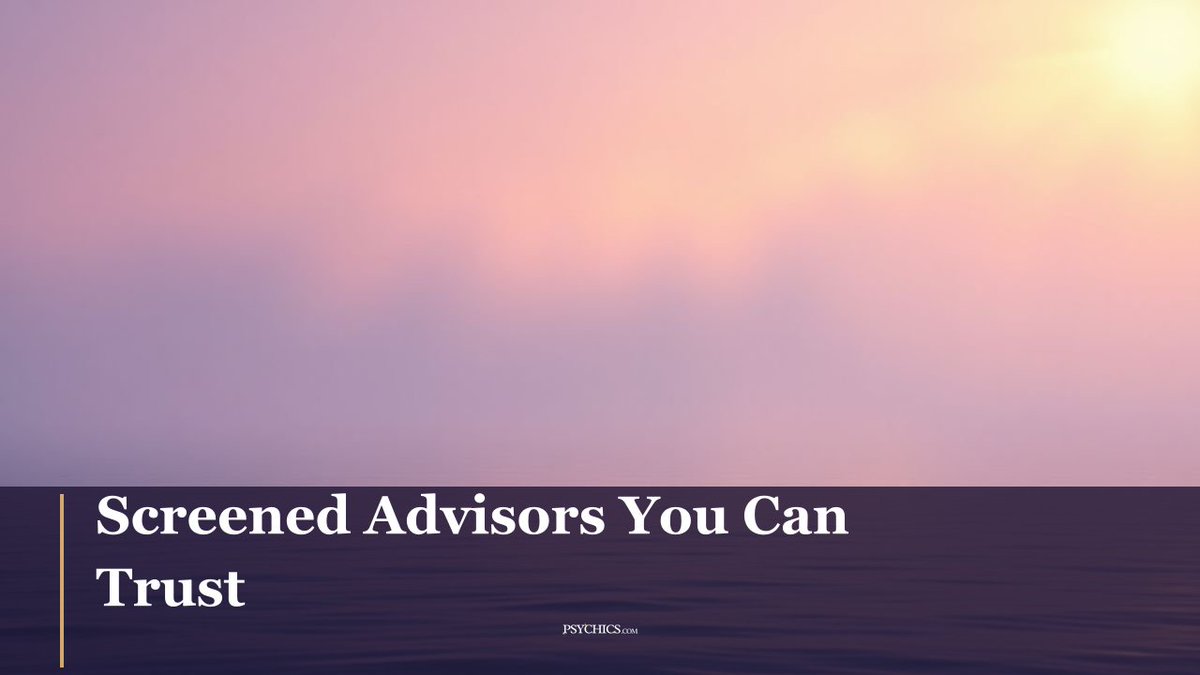 psychicsdotcom's tweet photo. Every advisor on https://t.co/iq2Gkhzmt8 is screened and verified. No guessing about who you're talking to. Just real guidance from real people you can trust. See what clarity looks like.

#TrustedPsychics #PsychicReading #SpiritualGuidance #AskAPsychic #ClearAnswers https://t.co/DklJ9L1R7V