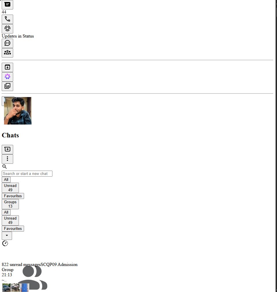 ank09yadav's tweet photo. New update!  Whatsapp desktop just removed CSS 🤣🤣🤣 https://t.co/RyJXCamEna