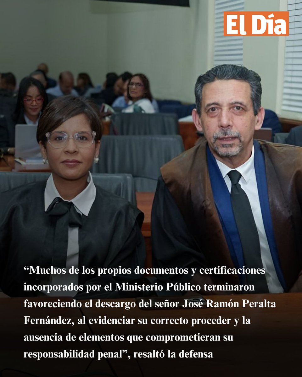ElDia_do's tweet photo. Defensa de José Ramón Peralta afirma tribunal confirmó “ausencia total de pruebas” en caso Calamar

Más detalles en: https://t.co/A5fCmiX4LE

#PeriódicoElDía #JoséRamónPeralta #CasoCalamar https://t.co/e5oah46Xgu