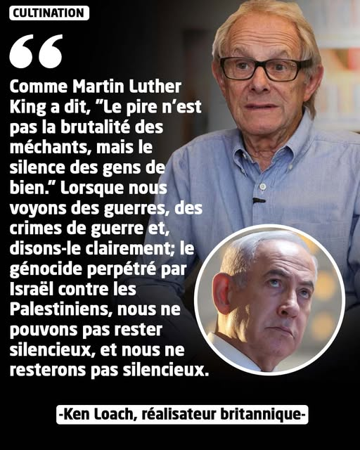 JRenardiere's tweet photo. Présent  à la 79e édition du Festival de Cannes, Ken Loach a appelé le monde du  cinéma à rompre le silence face à la situation à Gaza, qu’il qualifie de  génocide. https://t.co/mst8AAsdVM