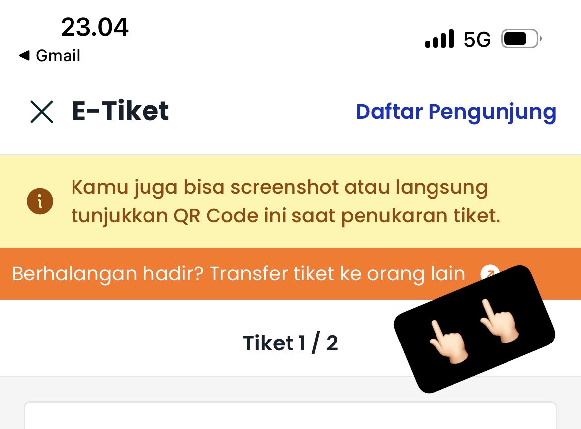jonguresing's tweet photo. wts want to sale
2 tix bigu fest day 1 
330k (sesuai harga pas co)
dijual karena bentrok sm acara lain
- harga presale 1 
- bisa transfer tiket
- mention after dm

tag. wts want to sale tulus rossa hivi tba rizky febian dkk https://t.co/E1nGzF7EHC