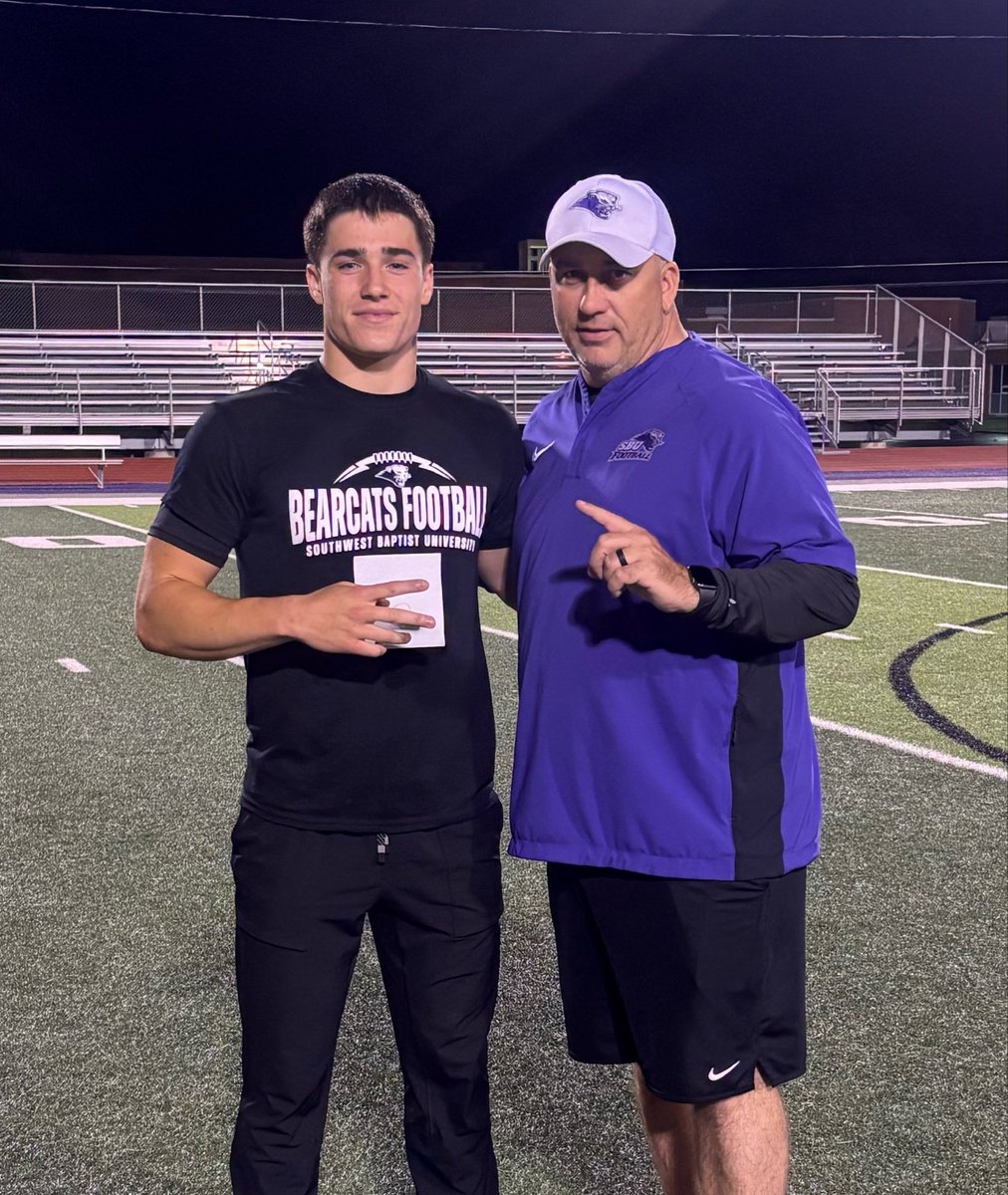 JCriniere5's tweet photo. Had a great time yesterday! Thank you @CoachDNew_ and @CoachSutton02 for the coaching and a great camp! 
I’m blessed to receive an offer to @sbubearcats_fb #AGTG https://t.co/3vXqtvZLe4