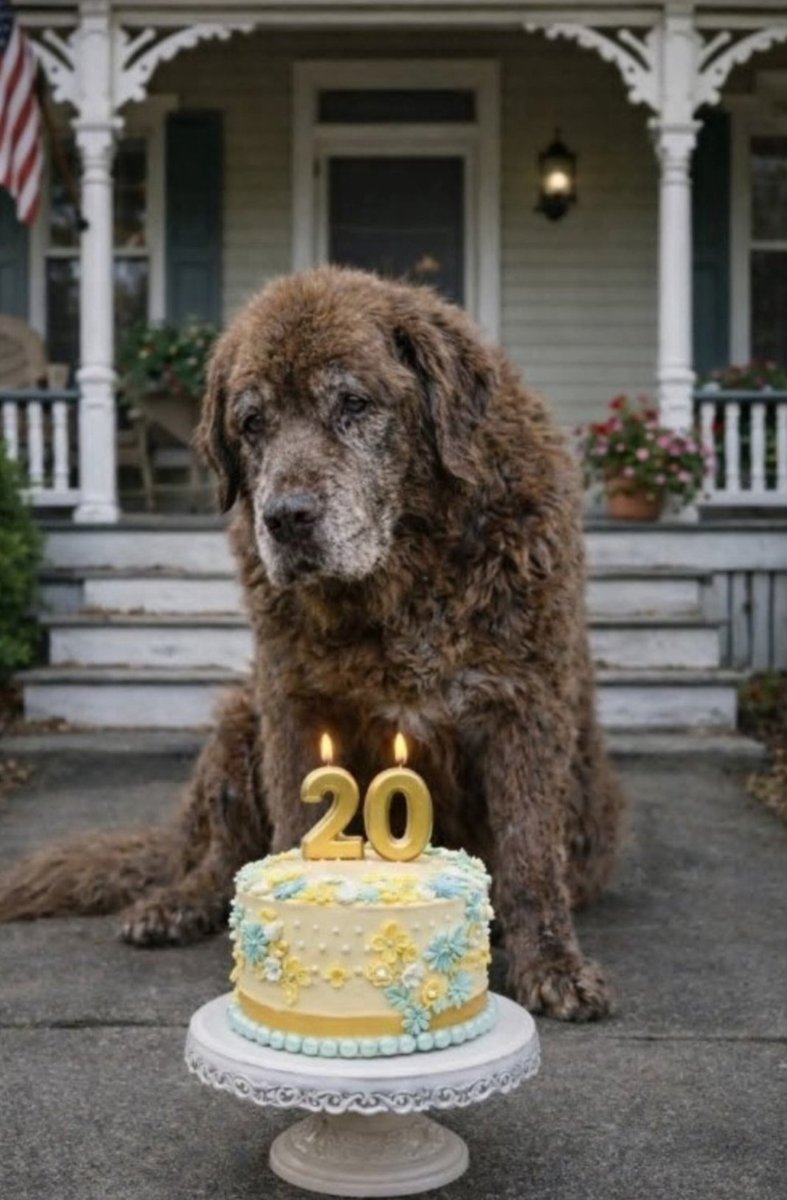 MalikAlyza's tweet photo. Today my Fuji dog turns 20 years old. I pray that she continues to grow in her life and that her feet remain strong forever.

We fostered her when she was 15 years old, but seeing her love and compassion, we decided to sell her back. Our hearts were not at ease; we brought her back from the shelter again, but she did not leave us. She understood us as her family and has been with us at every step. Pray that she stays healthy like this.