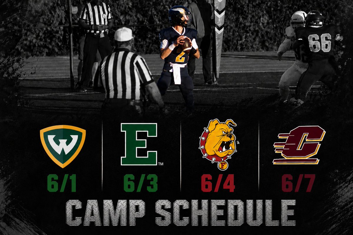 Colton2Sims's tweet photo. Camp Season! Looking forward to getting after it this week! @QualityQBs @WLCFB_ @QBHitList @TheModernQB @EMUFBRecruiting @cmufootball @WSUWarriorFB @FerrisFootball https://t.co/Q3nhG0RewE