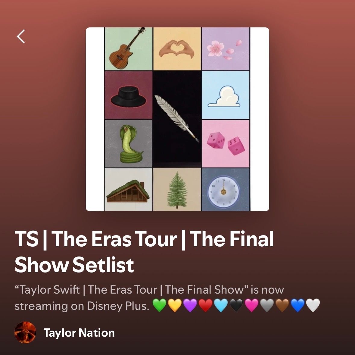 TheSwiftSociety's tweet photo. 🚨 | Taylor Nation’s The Eras Tour playlist has added a cloud to it’s cover! ☁️ https://t.co/l2vSa5WNNm