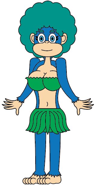 BelmontZelda's tweet photo. @TheJollyWonder My donkey kong oc, mermaid kong? :3 https://t.co/2mlfrMDR7y