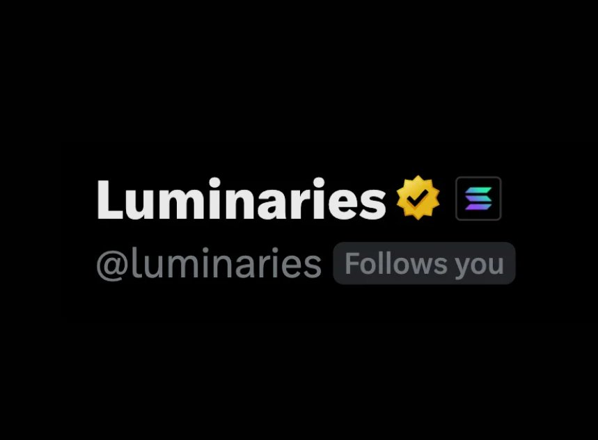 Luminaries tweet media
