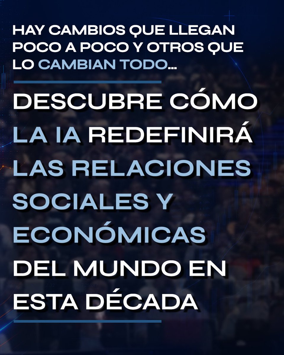 PabloGilTrader's tweet photo. El próximo 17 de octubre en Madrid tendrá lugar el evento que estoy preparando: "Invertir en el mañana: economía, inteligencia artificial y las decisiones que definen tu futuro". Quiero que sea una fecha muy especial en la que os sirva de encuentro a todas aquellas personas que queréis estar al tanto del futuro en vuestras inversiones y que os ofrezca las herramientas necesarias para poder

Es por ello que estoy contando con unos ponentes excelentes en su campo para que os transmitan todo aquello que han aprendido a lo largo de su carrera profesional. Hoy quiero presentaros a Claudio Feijoo, catedrático de universidad y desde 2014 Director para Asia en la UPM (Universidad Politécnica de Madrid).

Como experto en contenido digital y tecnologías, Feijoo es una personalidad imprescindible en este encuentro en el que la economía y la tecnología se encuentran en Kinépolis, Madrid.

Entradas ya disponibles. No esperes más porque el precio subirá. Enlace en bio. [