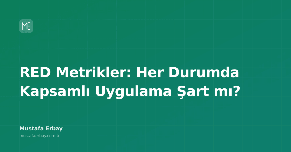 merbay86's tweet photo. Uygulama sağlığını izlemenin kralı: RED metrikleri her durum için geçerli mi?

#Career #Observability #PerformanceMonitoring #SystemAdministration

https://t.co/oHQBpwITMJ https://t.co/mx4bybDaFu