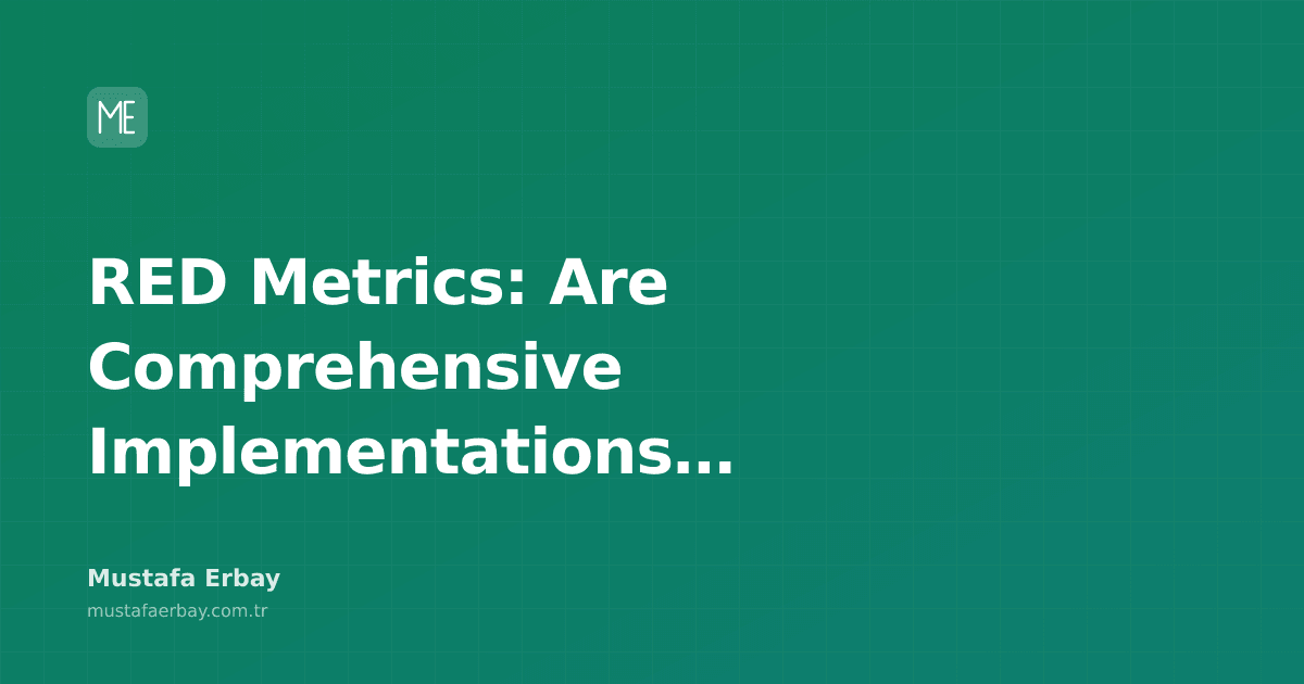 merbay86's tweet photo. Survived a RED metrics implementation gone wrong? Learn when you actually need them and how to avoid the chaos.

#Career #Observability #PerformanceMonitoring #SystemAdministration

https://t.co/HpkdLy96rj https://t.co/aCvaaBEsPW