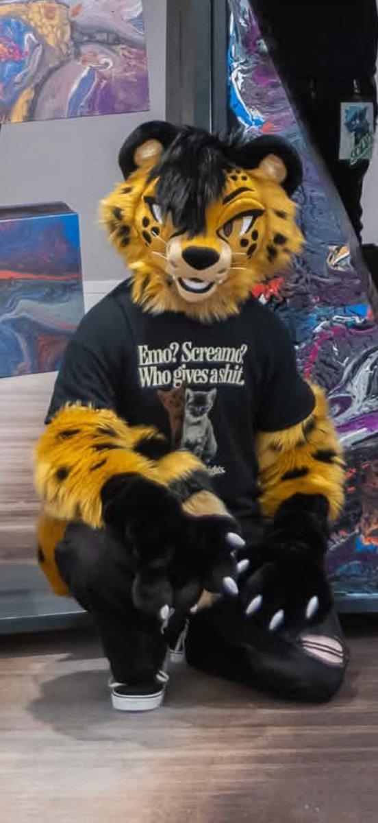 LuccoStinks's tweet photo. Look at what the cat dragged in! :3

#furry #fursuit https://t.co/uUWzPUOz1X