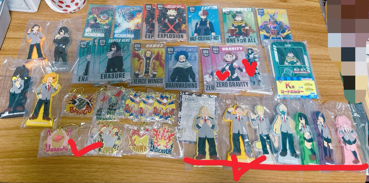 pp_no99's tweet photo. ヒロアカ 一番くじ 交換 譲渡  

譲▷▶画像のもの

求▷▶ﾘﾄﾘﾝ記載キャラ
or定価➕送料

一番くじでご交換できましたら幸いです。
他のアニメでも◎
なんでも検討します！
印は最推し含む推しでしたら抱き合わせ◎
お気軽にお声掛けください！ https://t.co/lpJoLjSGQr