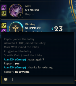 AlanTheTeemo's tweet photo. God I love caps https://t.co/mfDJnYFdzY