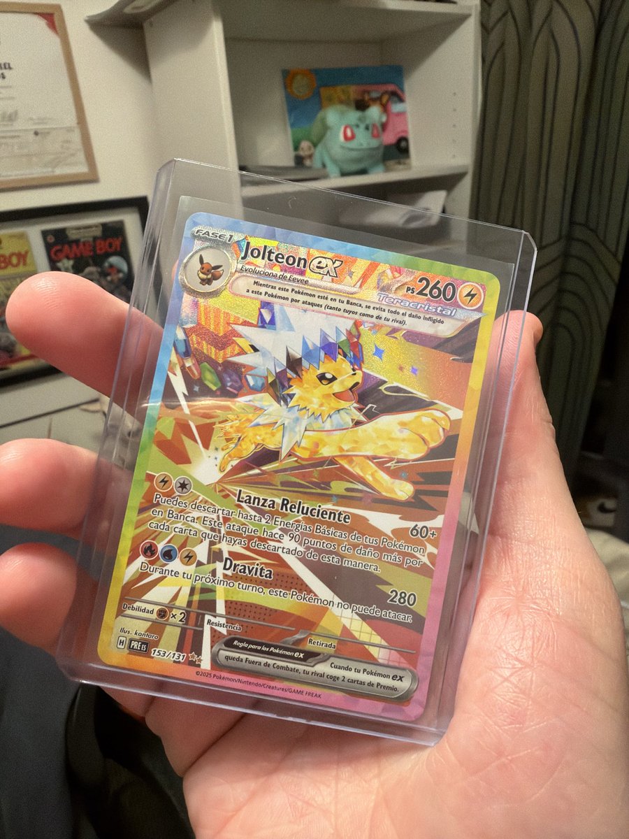 NateToons_'s tweet photo. Forgot to post this BANGER thanks for the Spanish prismatic @Catscollecttcg 🔥
#Pokémon https://t.co/ZPI9U1uRPp