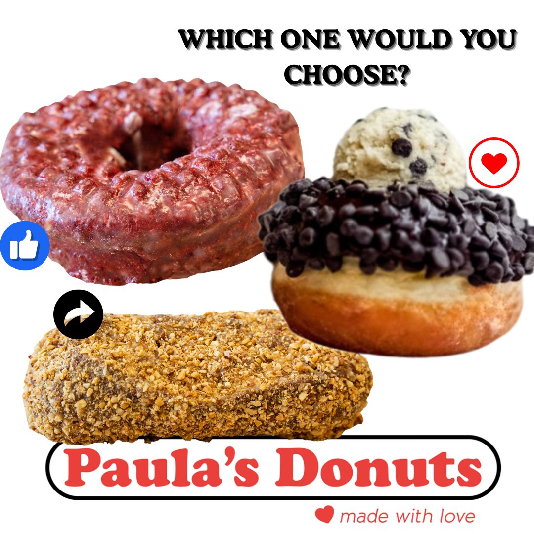 PaulasDonuts's tweet photo. 1DZ FREE Donut Holes w/ purchase of 1DZ Donuts! 🍩
&
FREE DONUT w/ purchase of any Breakfast Sandwich! 🍩
Order online for a quick pick-up: https://t.co/g5NVtQcarW
#birthdaycake #keylime #chocolate #peanutbutter #sourcream #redvelvet #Chocolate #glazed #powder #peanut #cinnamon #baconeggcheese #croissant #bagel #dontforgetcoffee #tuesdayvibes #tuesday #BestDealInTown