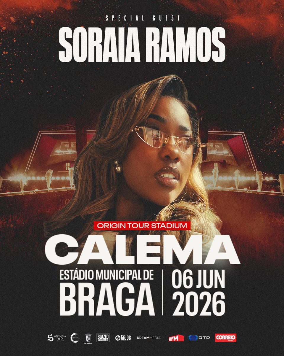 Calema507's tweet photo. Braga, estamos quase lá… ❤️
---
📍 Estádio Municipal de Braga
🗓️ 06 de junho
🎟️ Bilhetes no link
https://t.co/fr99AAJNv9 https://t.co/U9hGfaL2vg