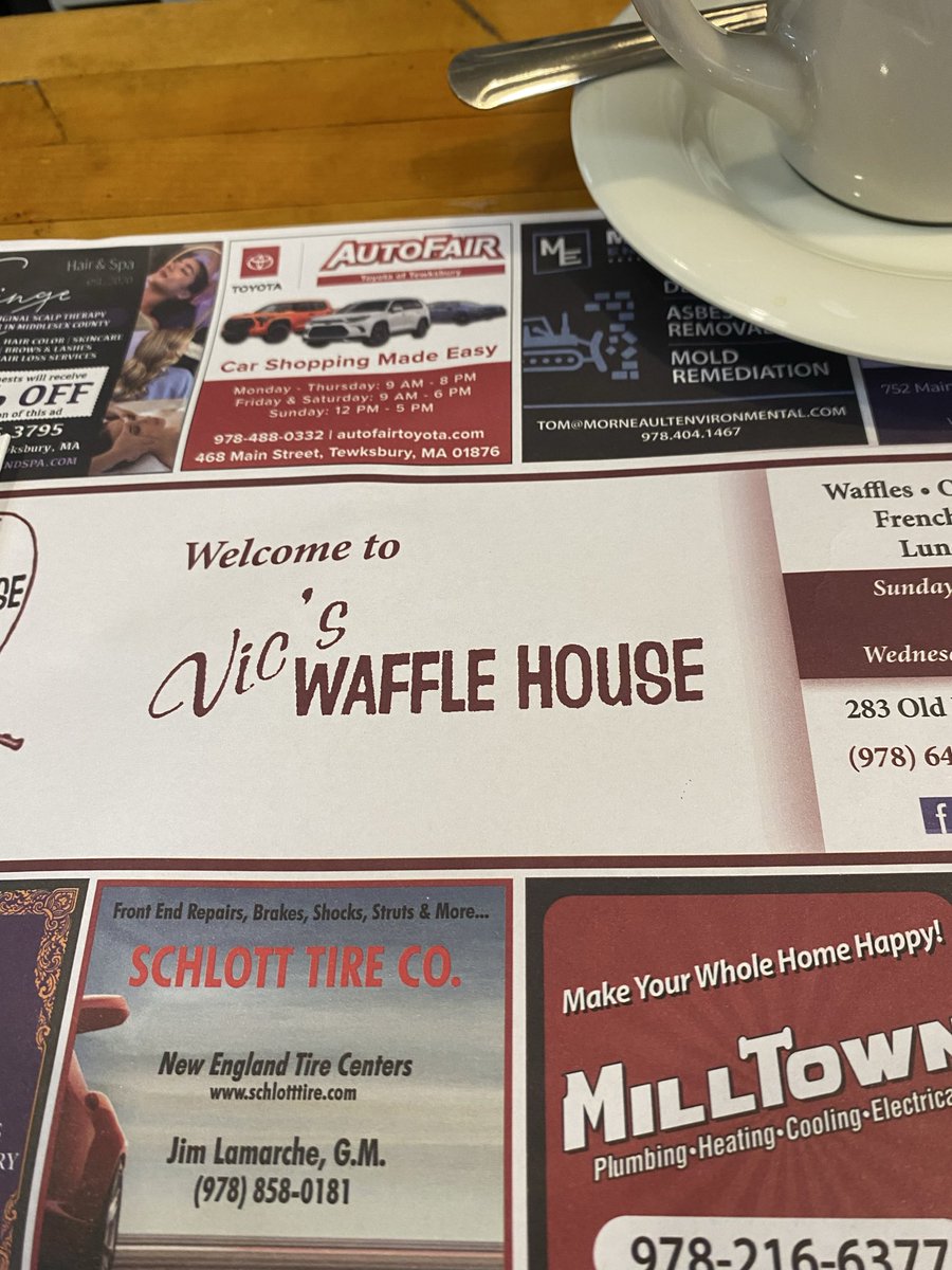 MrMurphy04's tweet photo. First trip to Vic’s Waffle House.  Pretty damn good lads https://t.co/eTgmpZMDwS