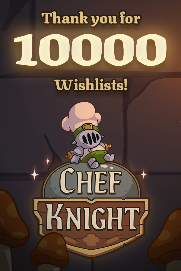 CosmicXPlatypus's tweet photo. Just a few days before Chef Knight releases, we managed to hit this massive milestone.

Thank you so much to everyone who wishlisted, played the demo, shared feedback, or supported us along the way 💜

Chef Knight launches June 1st! https://t.co/FdRCAEZuy5