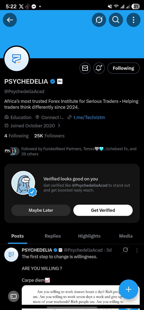 Real__emerald's tweet photo. @Techriztm @PsychedeliaAcad @FundedNext Done all Tasks ✅️

Would really go a long way for a Psy'26 student🤲

@Techriztm https://t.co/0Sya2TzaLm