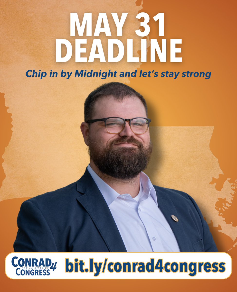 Conrad4Congress's tweet photo. Conrad's story is a powerful one —  the suspended election, the redrawn map, the farmer who wouldn't quit.

We're not at goal yet and midnight is almost here. Help us tell that story.

Chip in before the May 31 deadline: https://t.co/swriJSPpkY 🌾 https://t.co/BPmhUHtEFR