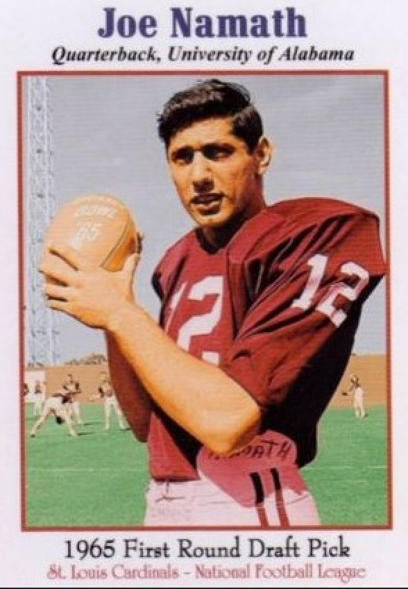 BigRed_STL's tweet photo. Happy 83rd to former Big Red #1 draft pick Joe Namath!

#BigRed1960s https://t.co/OISSBMuWzM