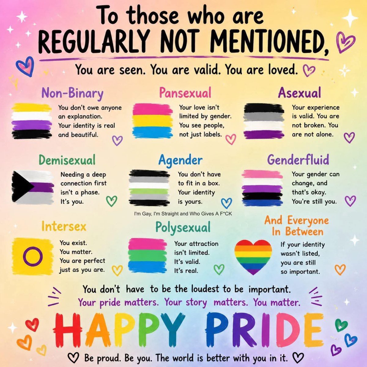 silent0241's tweet photo. it’s officially 1st june here! HAPPY PRIDE MONTH to all my beautiful gays and everyone else, hope you all have a wonderful pride month! 🏳️‍🌈 stay gay and proud my babies 

I AM A PROUD GENDERFLUID LESBIAN

#PrideMonth2026 https://t.co/BnThfK8qHK