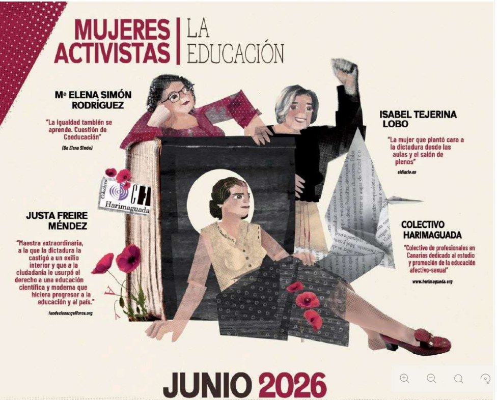 cadenasermel's tweet photo. CALENDARIO COEDUCATIVO 2026 DE @SATESTEs 

Mes de Junio

Mujeres activistas, la Educación https://t.co/3nAusUKhWI