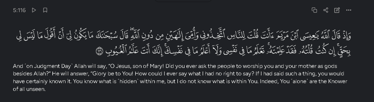 AethasTheOne's tweet photo. @AkramKarani @orthodoxronin The same surah later verse says the three is Allah, Jesus and Mary and it also misrepresents the christian view portraying it as open polytheism despite the fact no christian believes it that way https://t.co/JeB1X4YS70