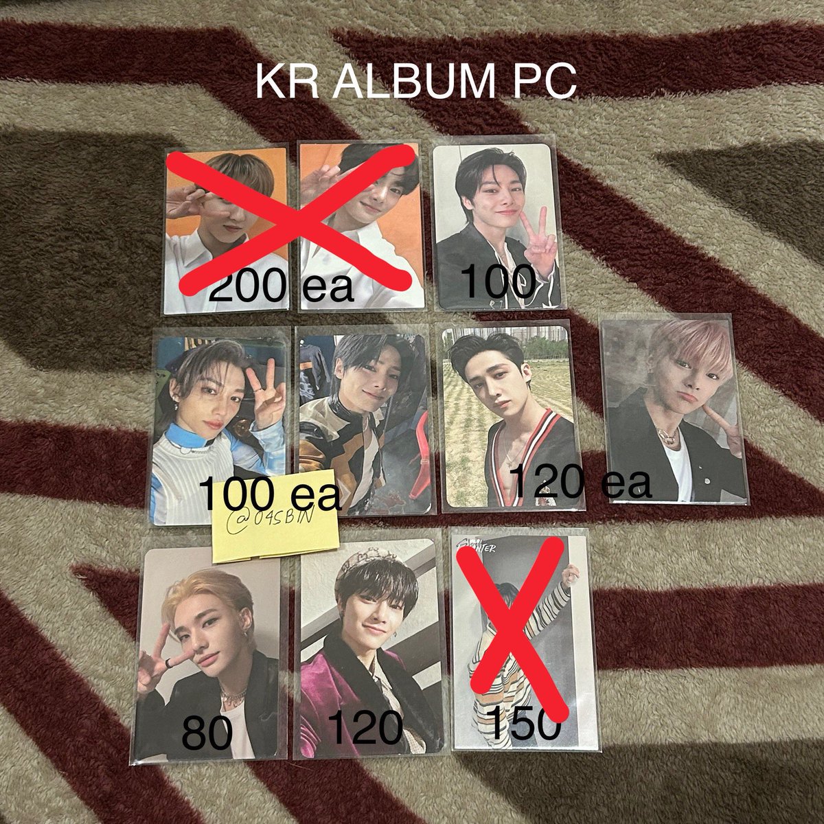 04sbin's tweet photo. wts lfb stray kids quitting sale skz ph

KR, JP, POB PCS

tingi
prices on pic

rcbyt
onhand, payo
ww ok, must have ph add

#. 스트레이키즈 양도 chan lee know changbin hyunjin han jisung felix seungmin jeongin IN japan go live in life site clio top all in 5star levanter unit yzy https://t.co/Vd8p72Trsg