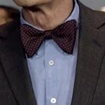 Tales_TimeLord's tweet photo. When Doctor Who asked Bill Nighy what bow tie he wanted, he didn't care. They pushed him for an answer so he flippantly said "polka dot" 

He came in to film and found the crew sewing individual polka dots on by hand. He wanted it to be clear he did NOT ask them to do that https://t.co/k968M7hWMg