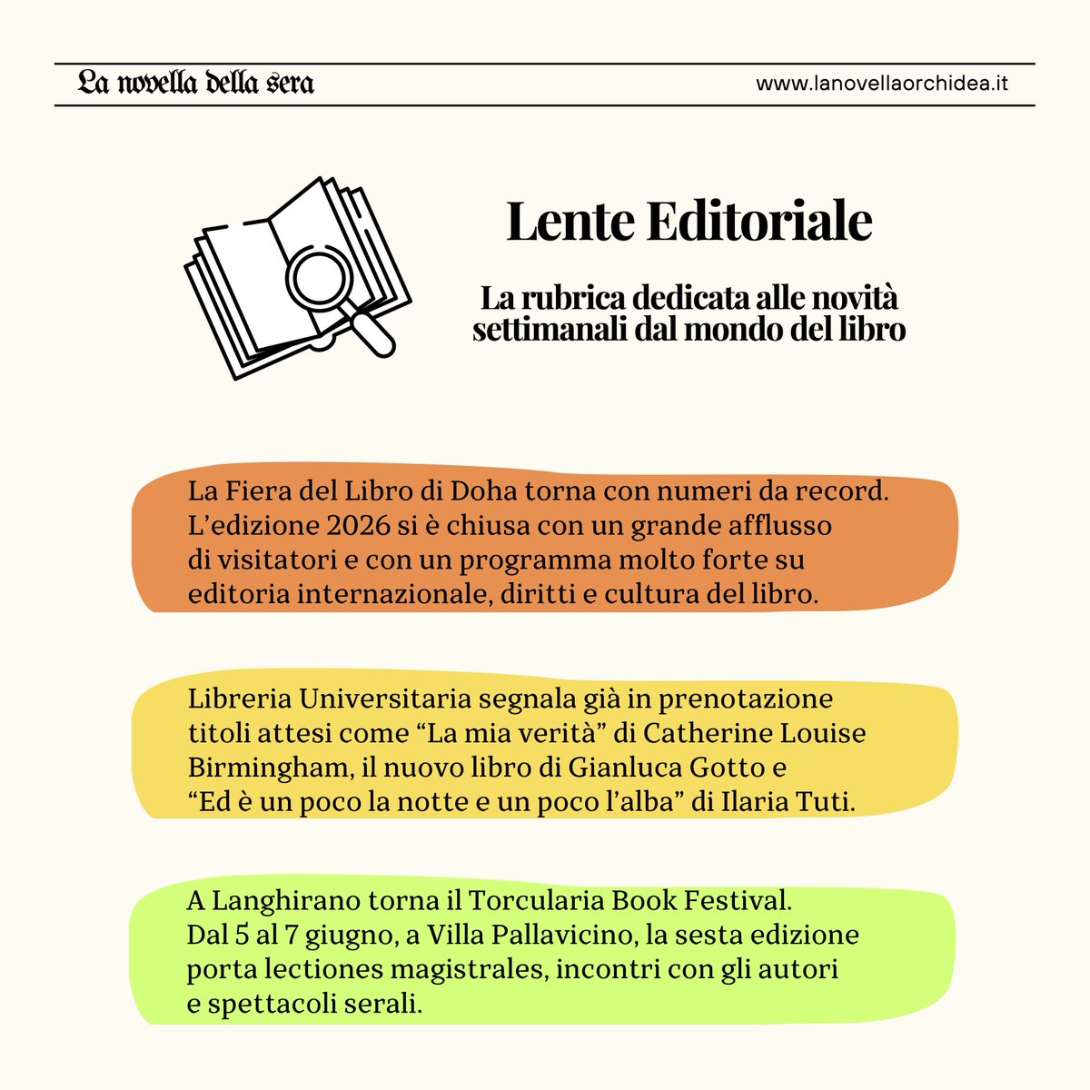 novelleorchidea's tweet photo. È uscito l'ultimo numero della nostra rivista digitale, buona lettura!

@CasaScrittori @TwittaLibro https://t.co/z5r335eOQW