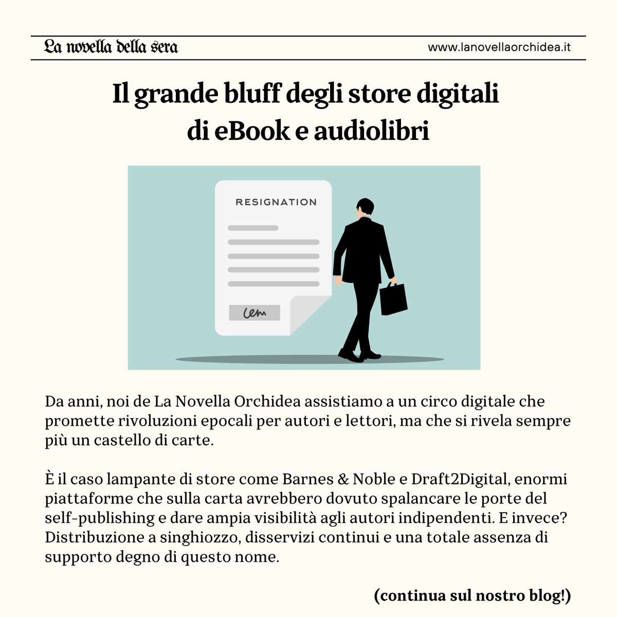 novelleorchidea's tweet photo. È uscito l'ultimo numero della nostra rivista digitale, buona lettura!

@CasaScrittori @TwittaLibro https://t.co/z5r335eOQW