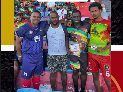 udsp973's tweet photo. Une superbe 5ᵉ place pour la sélection de Guyane lors du Championnat de France de Football. Un parcours solide, une équipe soudée, des couleurs portées haut à la main. Fiers de vous. 
#SapeursPompiers #Guyane #UDSP973 #SDIS973 #SamuelSophie #FiertéGuyanaise https://t.co/Pm5HcVlySh
