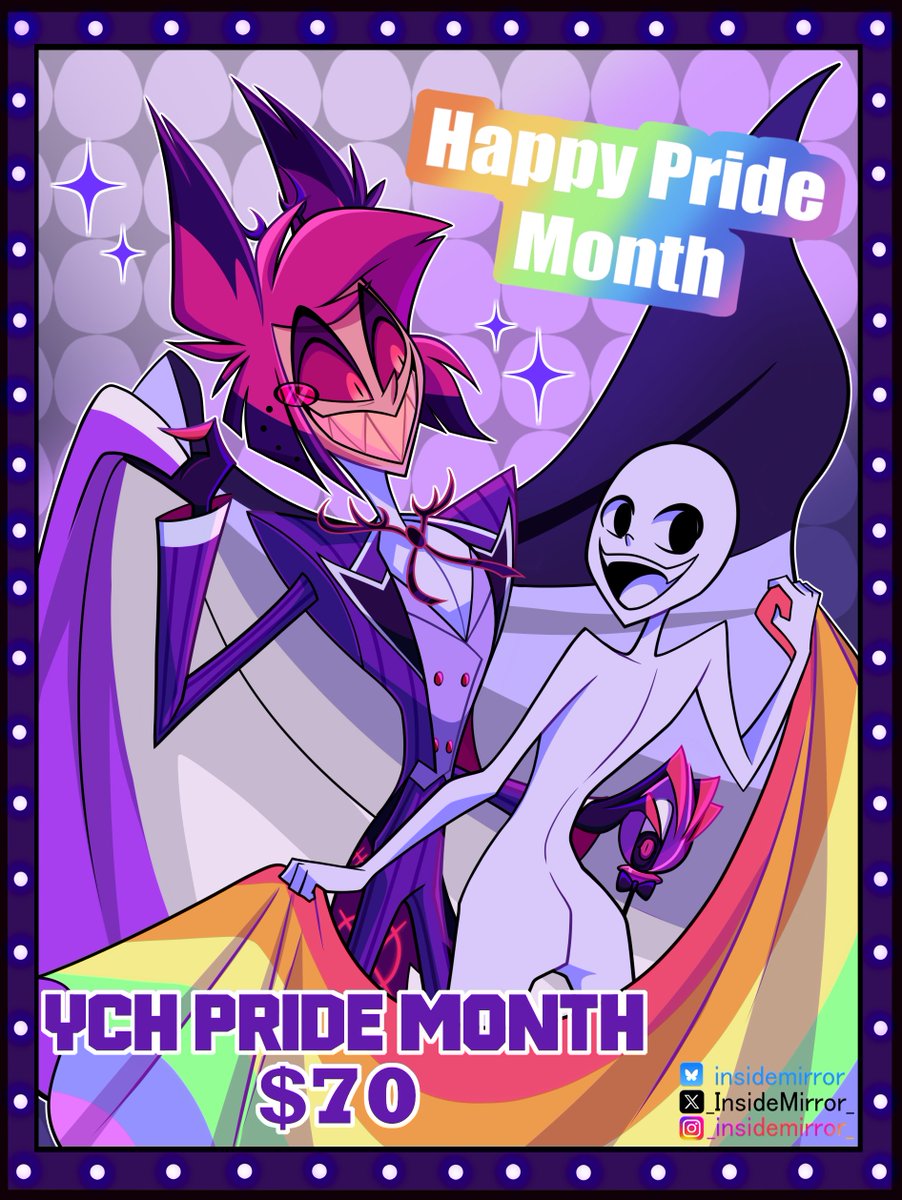 _InsideMirror_'s tweet photo. 🏳️‍🌈Alastor YCH OPEN! 🏳️‍🌈

•5  Slots avaliable.
•Customizable face/Flag
•Any Gender
•Once payment is made, there are no refunds.  

#HazbinHotelAlastor #alastorhazbinhotel #HazbinHotelOC #YCH #Alastor #HazbinHotelYCH #HazbinHotel  #HazbinHotelFanarts https://t.co/dgzrQFy6d0