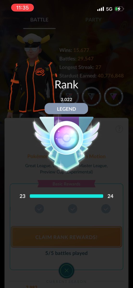 ngbrybrybry's tweet photo. Late Legend , almost not playing for 2 weeks due to family matters 

But SHINY PIKACHU LIBRE AWAITS ME!

Thanks team hk for the coaching and support! And always believe i can improve❤️ @PYekai0904 @DHCUnited https://t.co/HuenYxPM49