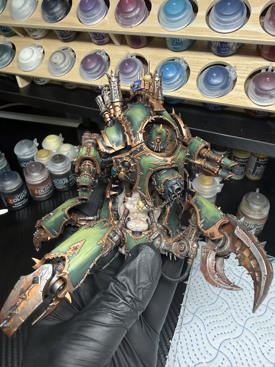 Mardukefox's tweet photo. Just the base left to go now after many hours of work 😅 #WarhammerCommunity https://t.co/UTFX1qkBCh