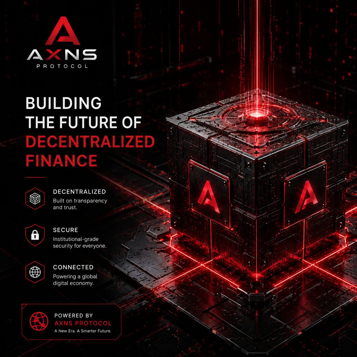 Axnsprotocol's tweet photo. The future of decentralized finance isn't built on promises—it's built on infrastructure.
AXNS Protocol is creating a secure, connected, and scalable digital ecosystem designed for the next generation of global finance.
#AXNSProtocol #DeFi #Web3 #DigitalInfrastructure #Crypto https://t.co/qTtonwX7M8